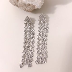 Rhinestone ‘raindrops’ earrings